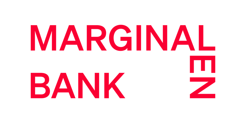 Marginalen Bank logo.